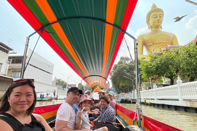 Hidden Bangkok Longtail Boat Tour to Big Buddha&Canal Life 2hrs - From the canals to the Chao Phraya and Wat Arun