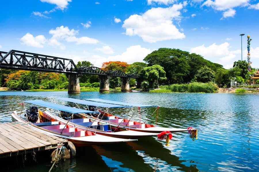 Kanchanaburi: Erawan Waterfall & Train Full-Day Tour - Key points at a glance