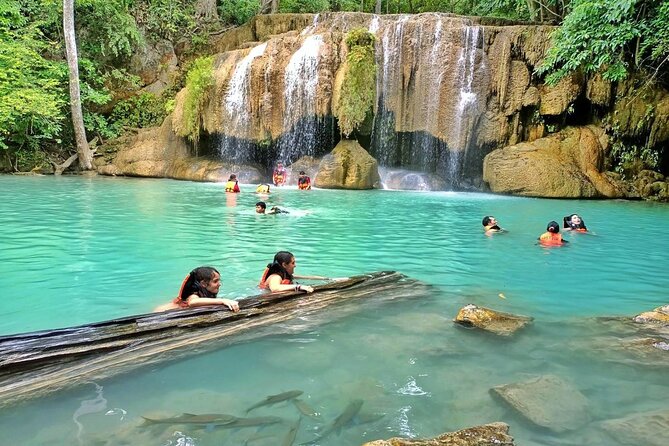 Kanchanaburi Full Day Tour: River Kwai and Erawan Falls - The River Khwae Bridge by road and boat