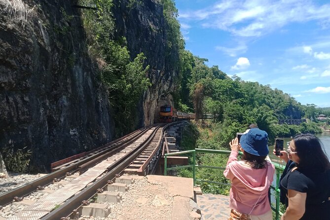 Kanchanaburi River Kwai & Death Railway Full-day From Bangkok - Krasae Cave and the railway beside the river