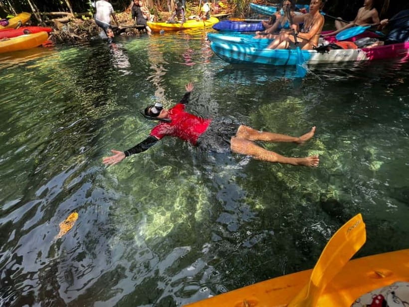 Klong Rud Kayaking with Hotel Transfer - The clear-water swim stop