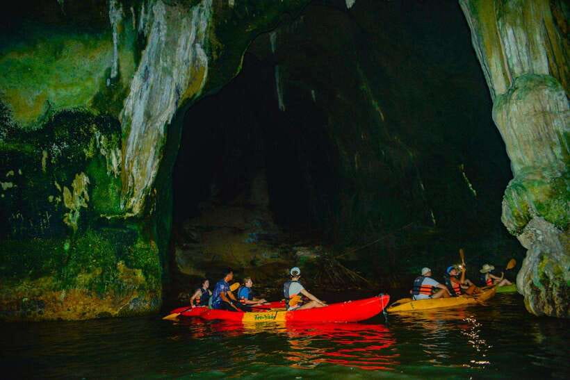 Ko Lanta: Full-Day Mangrove and Sea Cave Kayaking Experience - Koh Phee and the rougher side of the adventure