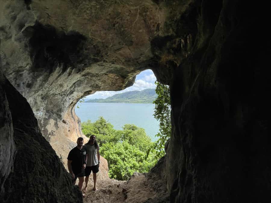 Ko Lanta: Half-Day Kayaking Koh Phee & Koh Talabeng 2 Caves - Koh Phee and the skull cave climb