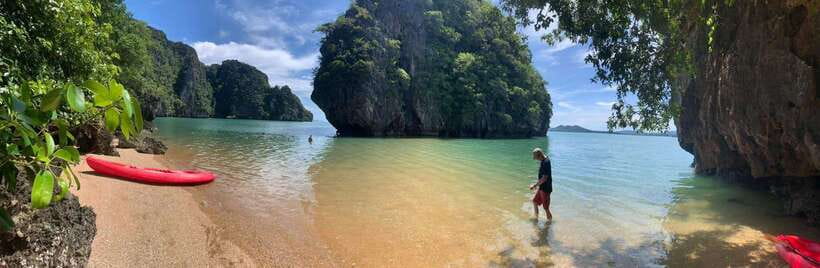 Ko Lanta: Half-Day Kayaking, Talabeng, Sea Cave & Mangrove - Lunch, fruit, and the value of $32