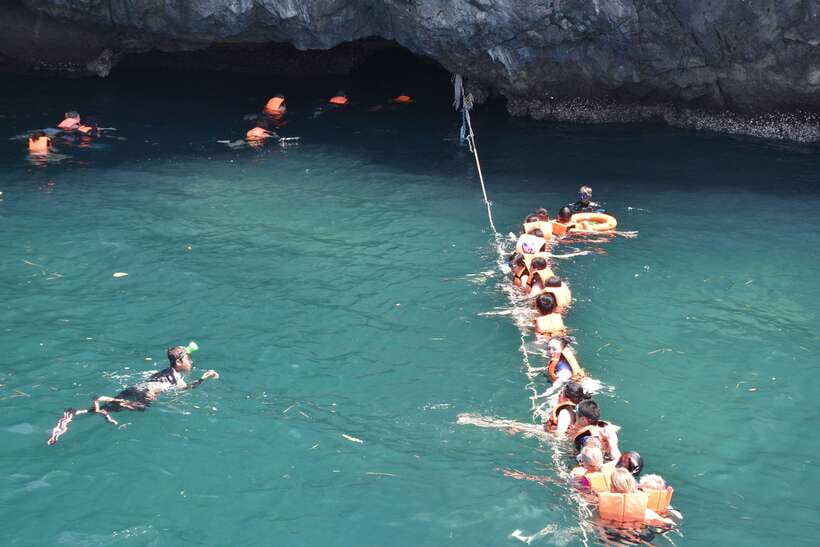 Koh Lanta: 4-Island Adventure Tour to Emerald Cave - Koh Mook and the swim into Morakot Cave