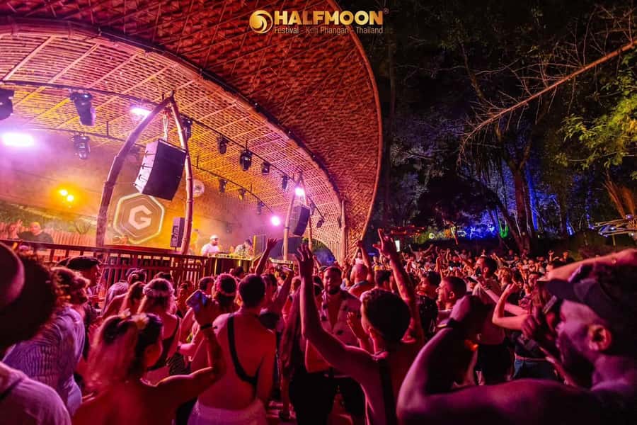 Koh Phangan: Halfmoon Festival (Party Tickets) - Music choices from Tech House to Urban sets