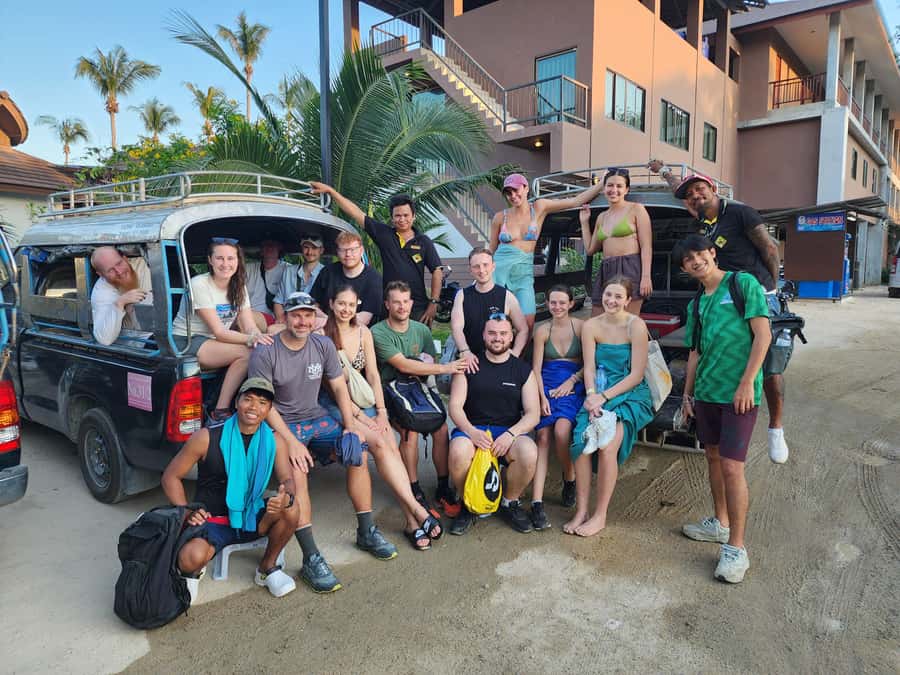 Koh Phangan Shared Road Trip by Mingalaba road trip - Than Sadet waterfall and the natural pool