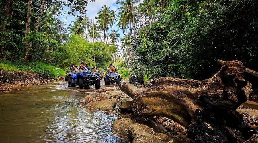 Koh Samui: ATV Quad Bike Safari Tour - The one-hour ride: a shorter taste of the jungle