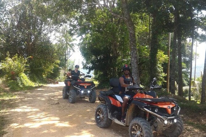 Koh Samui ATV Safari 2 Hours Tour (Jungle Ride, Mountain Viewpoint, Waterfall) - Climbing through farms and jungle trails