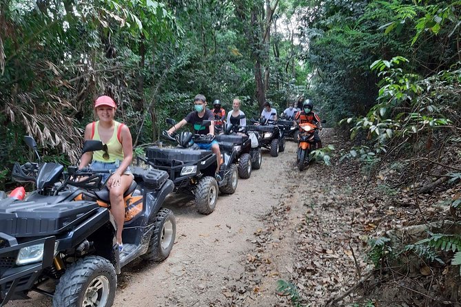 Koh Samui ATV Safari 2 Hours Tour (Jungle Ride, Mountain Viewpoint, Waterfall) - The waterfall stop and swimming break