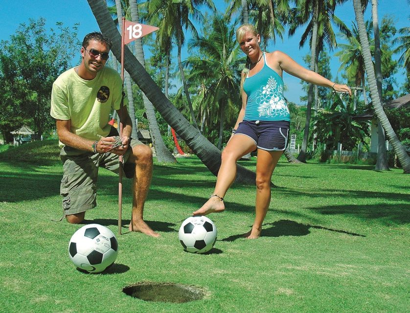 Koh Samui: Football Golf & Botanical Gardens - A good choice for a mixed-interest group