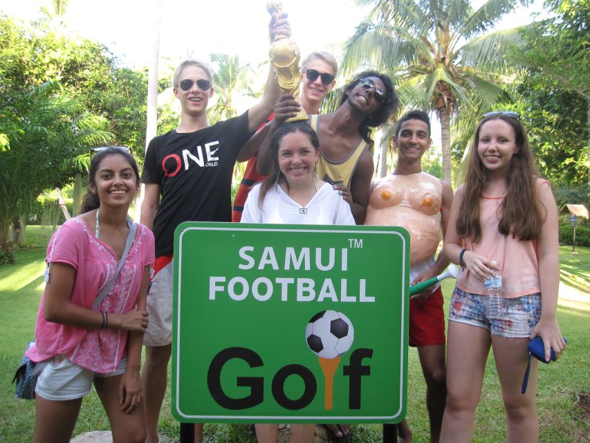 Koh Samui: Football Golf & Botanical Gardens - Holes 1 through 11 among palms and tropical plants