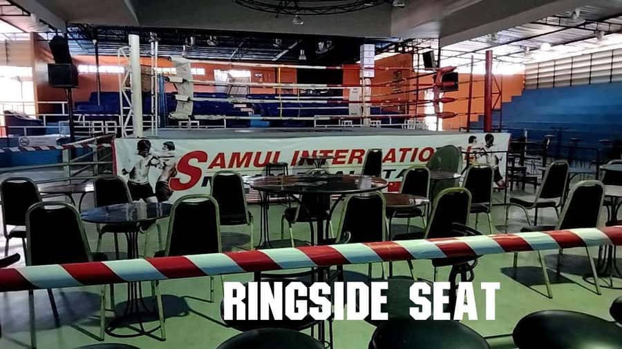 Koh Samui: International Stadium Muay Thai Match Ticket - Drinks, service, and the atmosphere around the ring