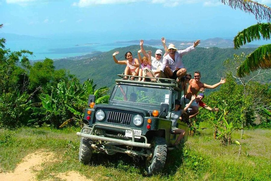 Koh Samui: Mr.Ung's 4WD Wild Jungle Safari Tour with Lunch - Hilltop Thai lunch with wide island views