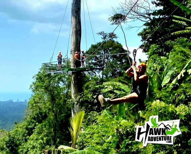 Koh Samui: Zipline Adventure with Hotel Transfer - What the 20m and 30m abseils add