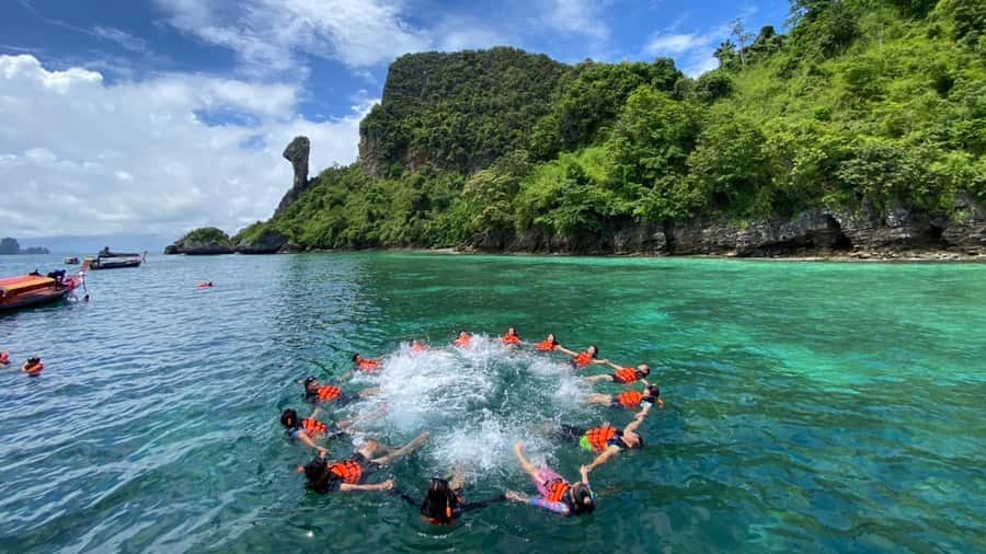 Krabi: 4 Islands Day Tour by Speedboat or Longtail Boat - Leaving Krabi after a practical hotel pickup