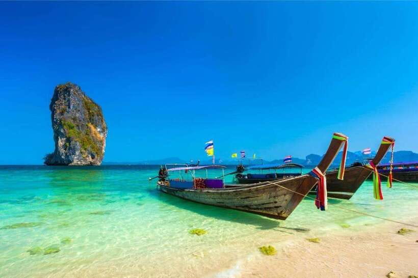 Krabi: 4 Islands Longtail Boat Tour with Lunch - Tup Island and the tide-dependent sandbar