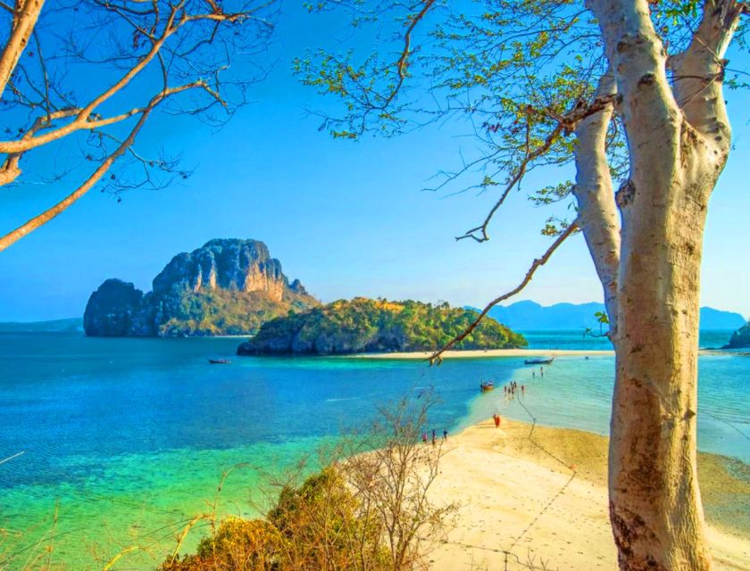 Krabi: 4 Islands Sunset Longtail Boat Tour with BBQ Dinner - Tup and Mor Islands, where the sea parts