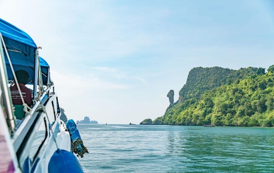 Krabi: 4 Islands & Thale Waek's Sandbar Tour By Speedboat - Poda Island gives you the day’s breathing room