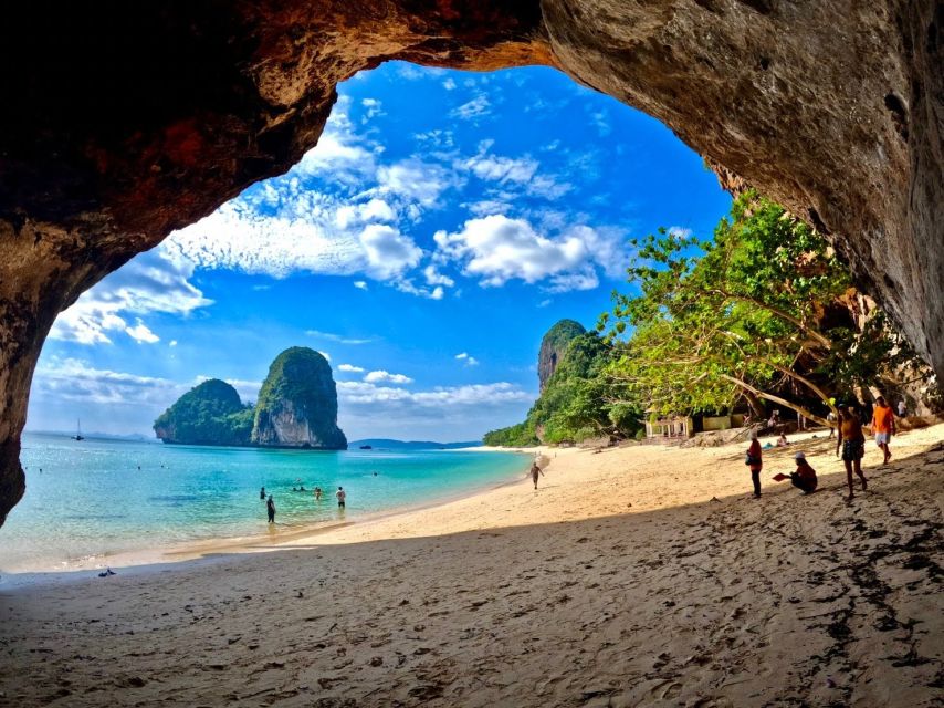 Krabi: 4 Islands Tour by Longtail Boat & Thai Buffet Lunch - Thale Waek and the three-part sandbar