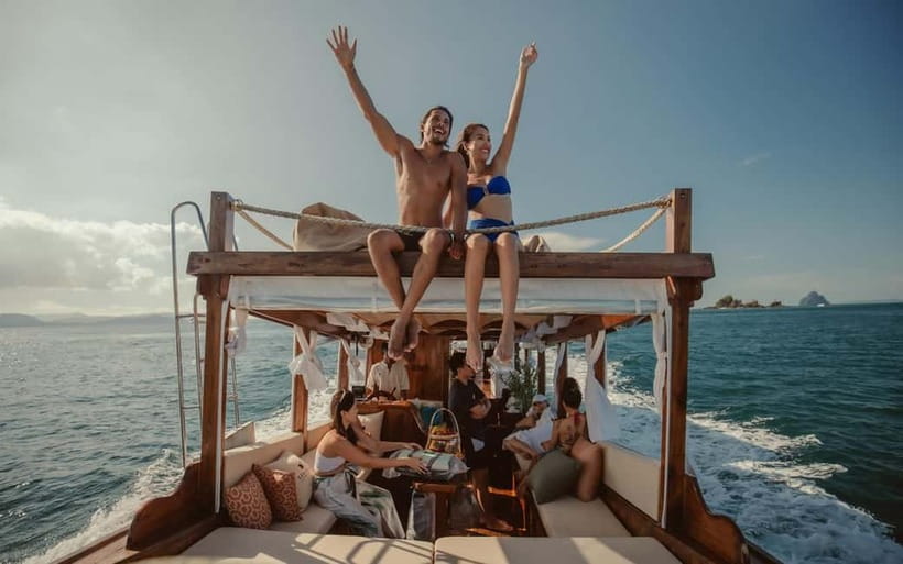 Krabi: 7 Island Tour by Luxury Longtail Boat with Snorkeling - Poda Island gives the trip its beach time
