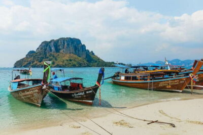 Krabi: 7 Islands Sunset Tour with Buffet Dinner & Snorkeling