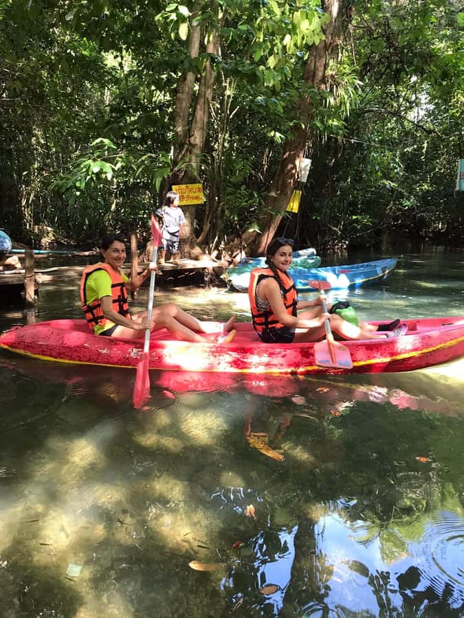 Krabi: Amazon Klong Srakaew Kayaking With Lunch - Reaching a quiet corner of Krabi