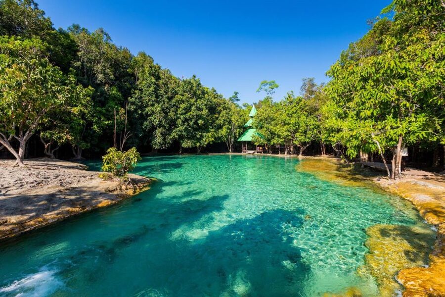 Krabi: Emerald Pool and Hot Springs Waterfall Half-Day Trip - The one-hour ride into Khao Phra Bang Khram