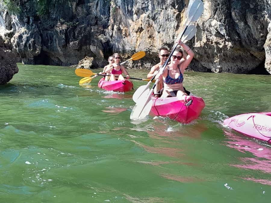Krabi: Half-Day Kayak Adventure at Ao Thalane - Caves, canyons, and the possible lagoon
