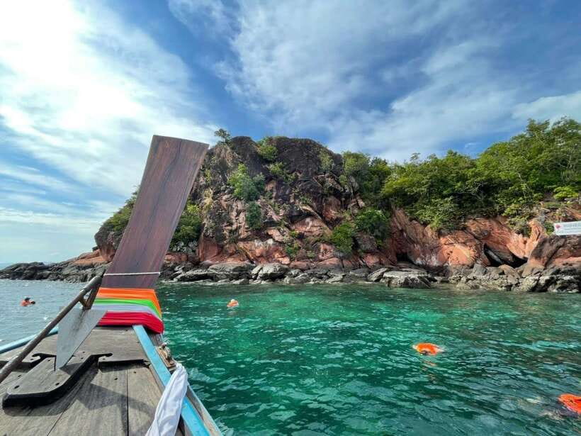 Krabi: Hong Island Longtail Boat & Kayak Tour w Buffet Lunch - Morning pickup and the boat ride from Krabi