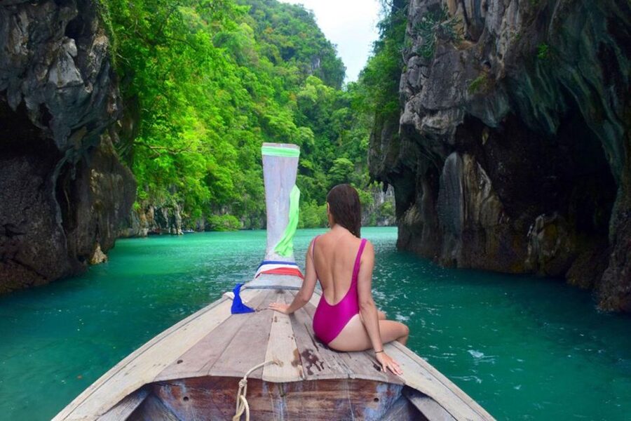 Krabi: Hong Islands Day Tour by Longtail Boat - Hong Lagoon, a brief scenic passage