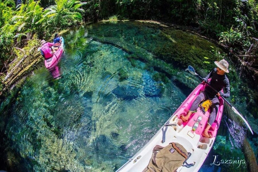 Krabi kayaking and swimming clongrood Tour - The freshwater swimming stop