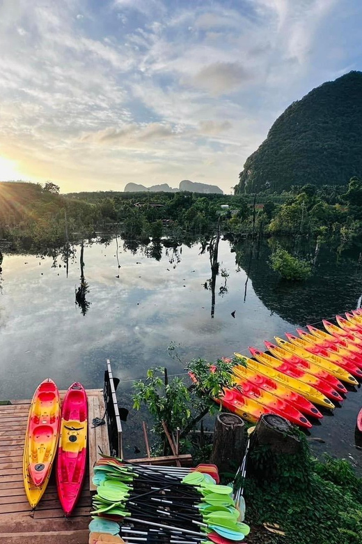 Krabi kayaking and swimming clongrood Tour - Returning by kayak and settling in with fruit