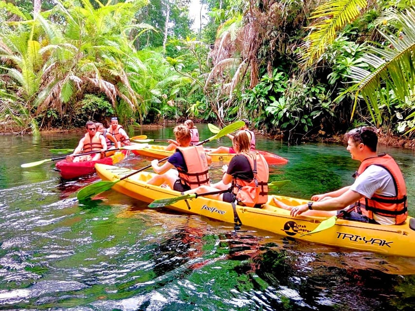 Krabi: Kayaking, Crystal Lagoon, and Fish Spa in Klong Root - Choosing the Sunset Departure