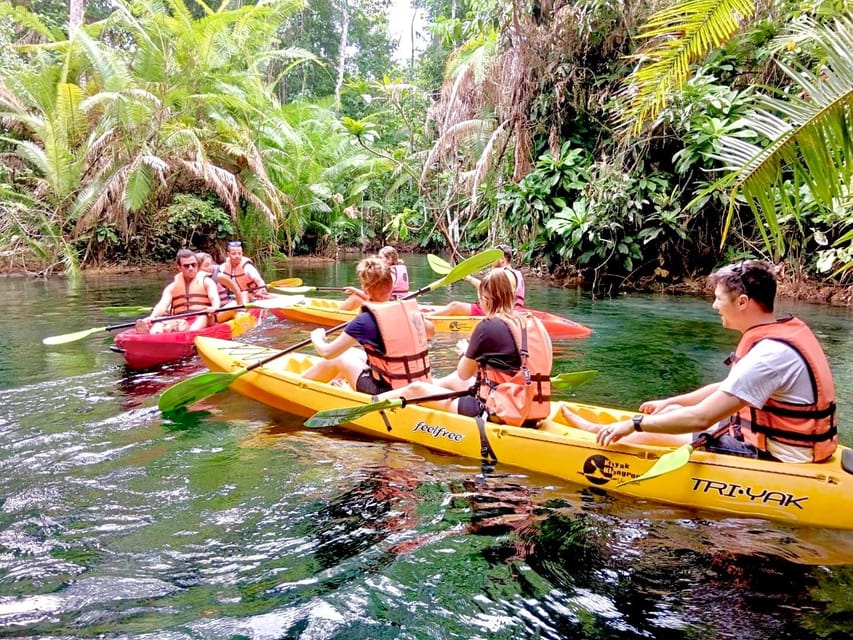 Krabi: Klong Root (Crystal lake) Kayaking tour - The pineapple plantation stop