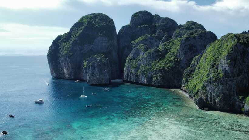 Krabi: Phi Phi and 4 Islands with Snorkeling by Speed Boat - The return ride to Krabi