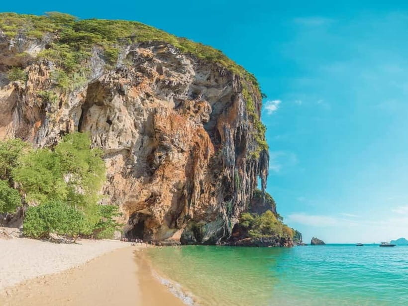 Krabi: Railay Phra Nang & Diamond Cave Sunset Plankton Tour - From your hotel to Railay Bay by boat