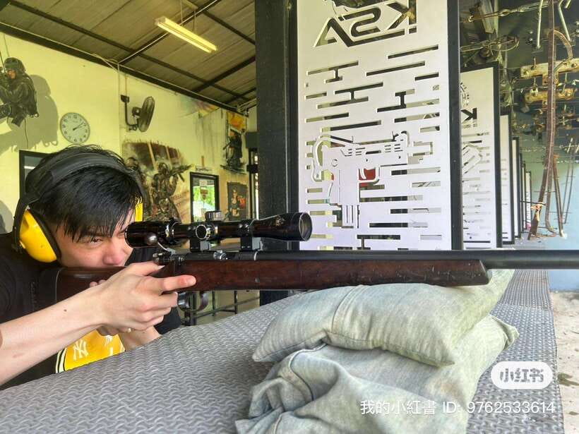 Krabi shooting range(.22 LRM4, .10 bullet) - The 45-minute shooting-range session