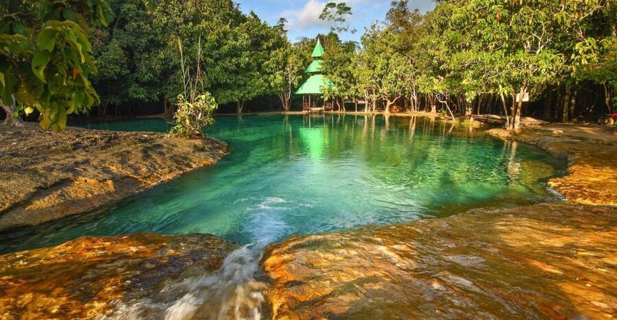 Krabi: Tiger Temple, Hot Springs & Crystal Pool Jungle Tour - Three Krabi sights, one demanding day
