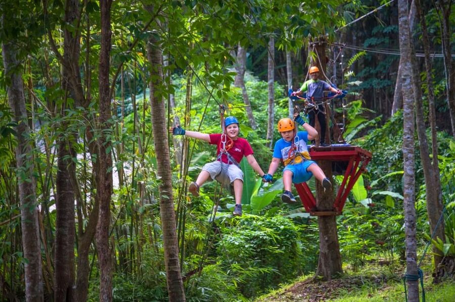 Krabi: Ultimate Zipline Games Challenge - What happens before you leave the ground