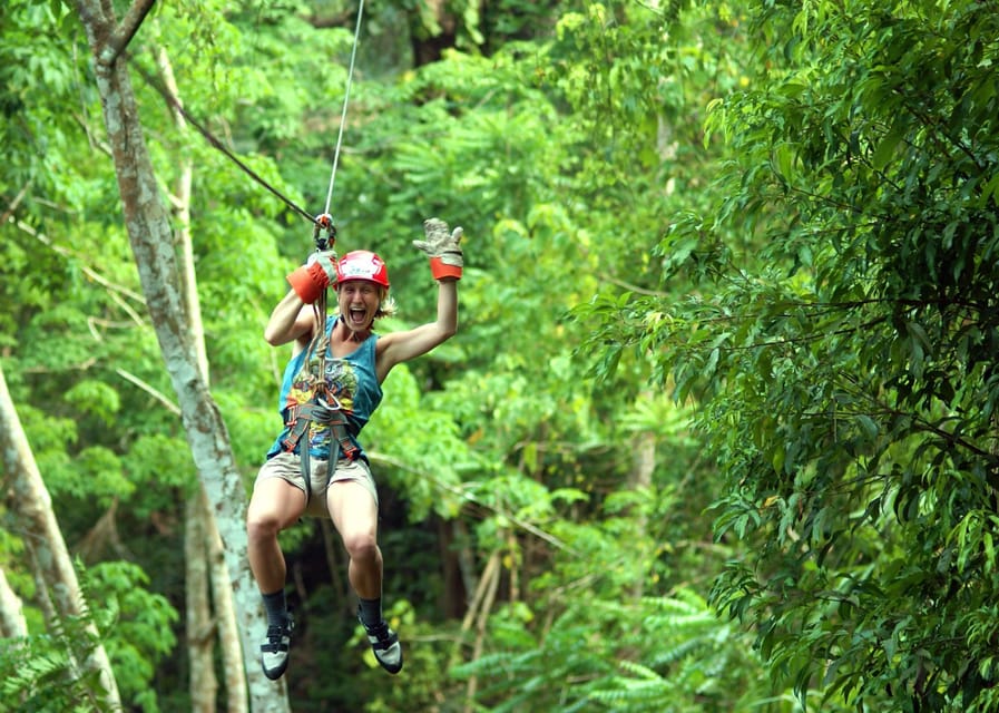 Krabi: Zipline, ATV & Top Rope Climbing Experience - Zone A, Zone B, and the extra climbing
