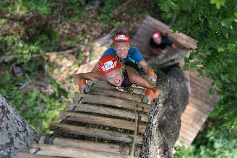 Krabi: Ziplining with Abseiling and Rock Climbing Options - A forest course framed by Krabi’s limestone cliffs