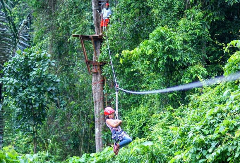 Krabi: Ziplining with Abseiling and Rock Climbing Options - Guides make the difference