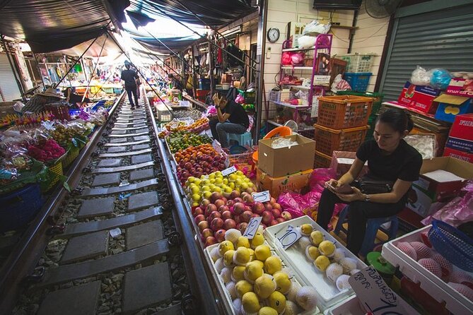 Maeklong Railway Market and Damnoen Saduak Floating Market Tour From Bangkok - Price, cancellation, and meeting details