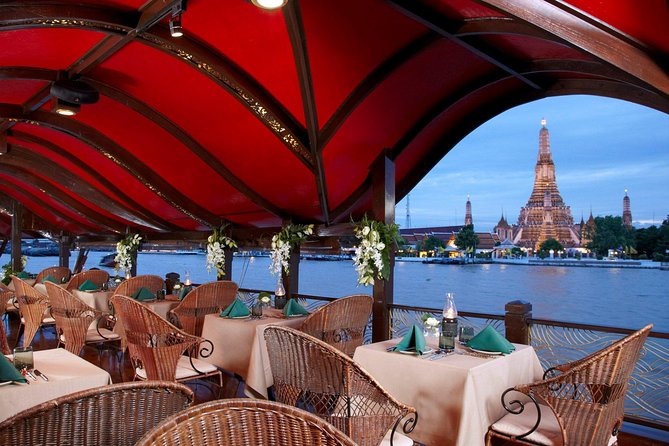 Manohra 5-Star Luxury Dinner Cruise with Pre-Canapés in Bangkok - What you see along the Chao Phraya River