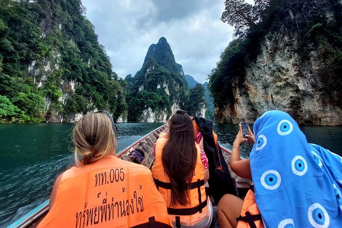 One Day Tour Khao Sok Cheow Lan Lake from Krabi - Ratchaprapha Pier and the first boat ride
