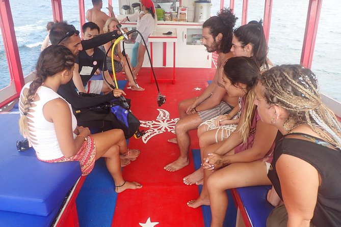 PADI Discover Scuba Diving in Koh Tao - half day and two dives - What the boat day feels like