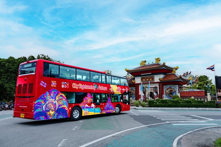 Pattaya: City Sightseeing Hop-On Hop-Off Bus Tour - Stop 5 to Stop 7: temples, views, and the southern pier