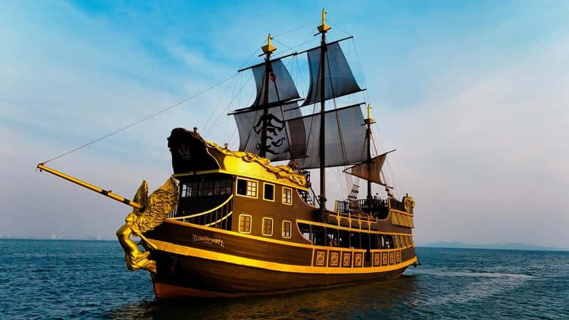 Pattaya: Koh Larn Pirate Cruise with Transfer & Activities - Pickup from Pattaya and the run to Bali Hai Pier