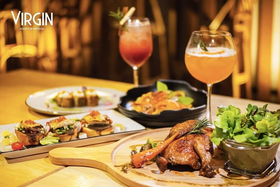 Pattaya: Virgin Rooftop - Food, Drinks, and the Value of a Set Package